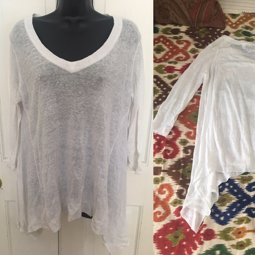 🌈Linen sweater beach/vacation/